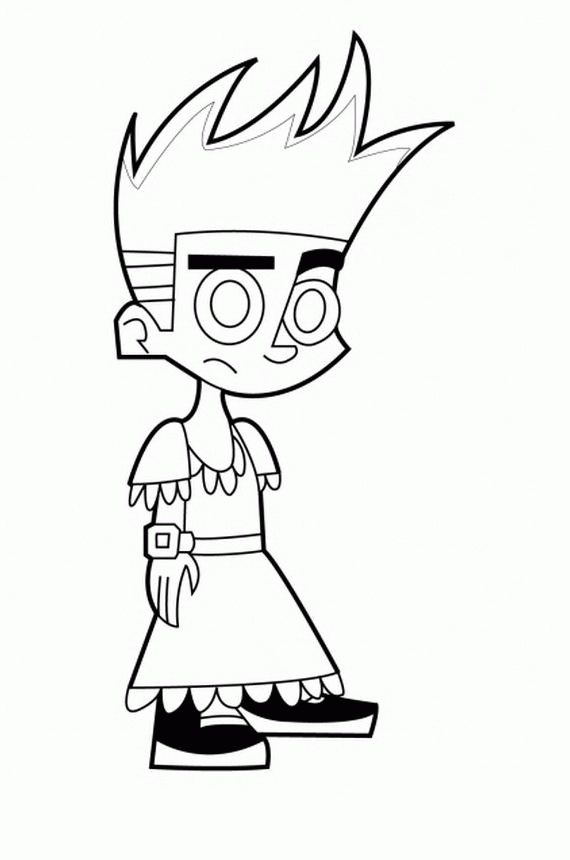 Johnny Test Coloring Pages to download and print for free