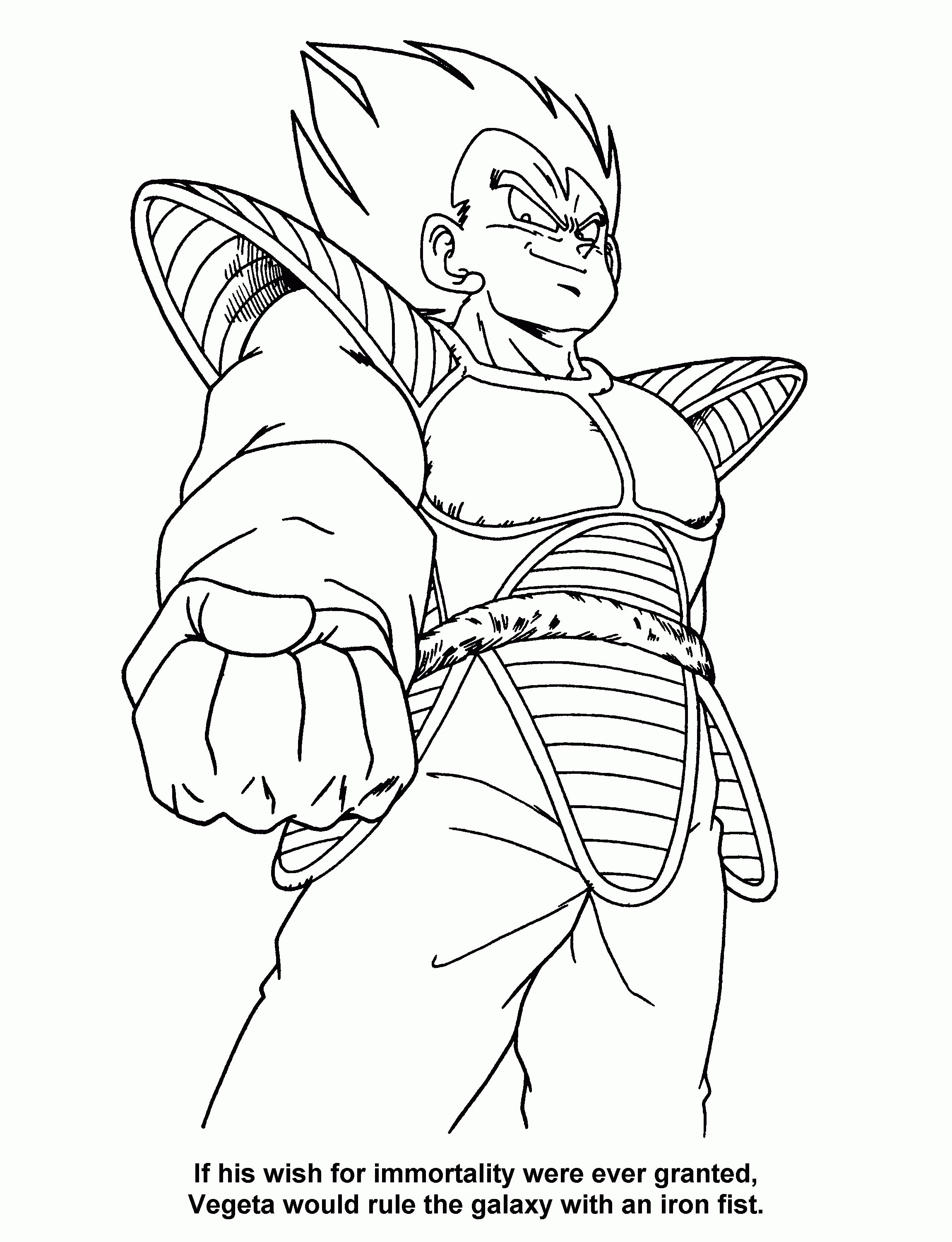 Super Free Printable Dragon Ball Z Coloring Pages For Kids, How To ...