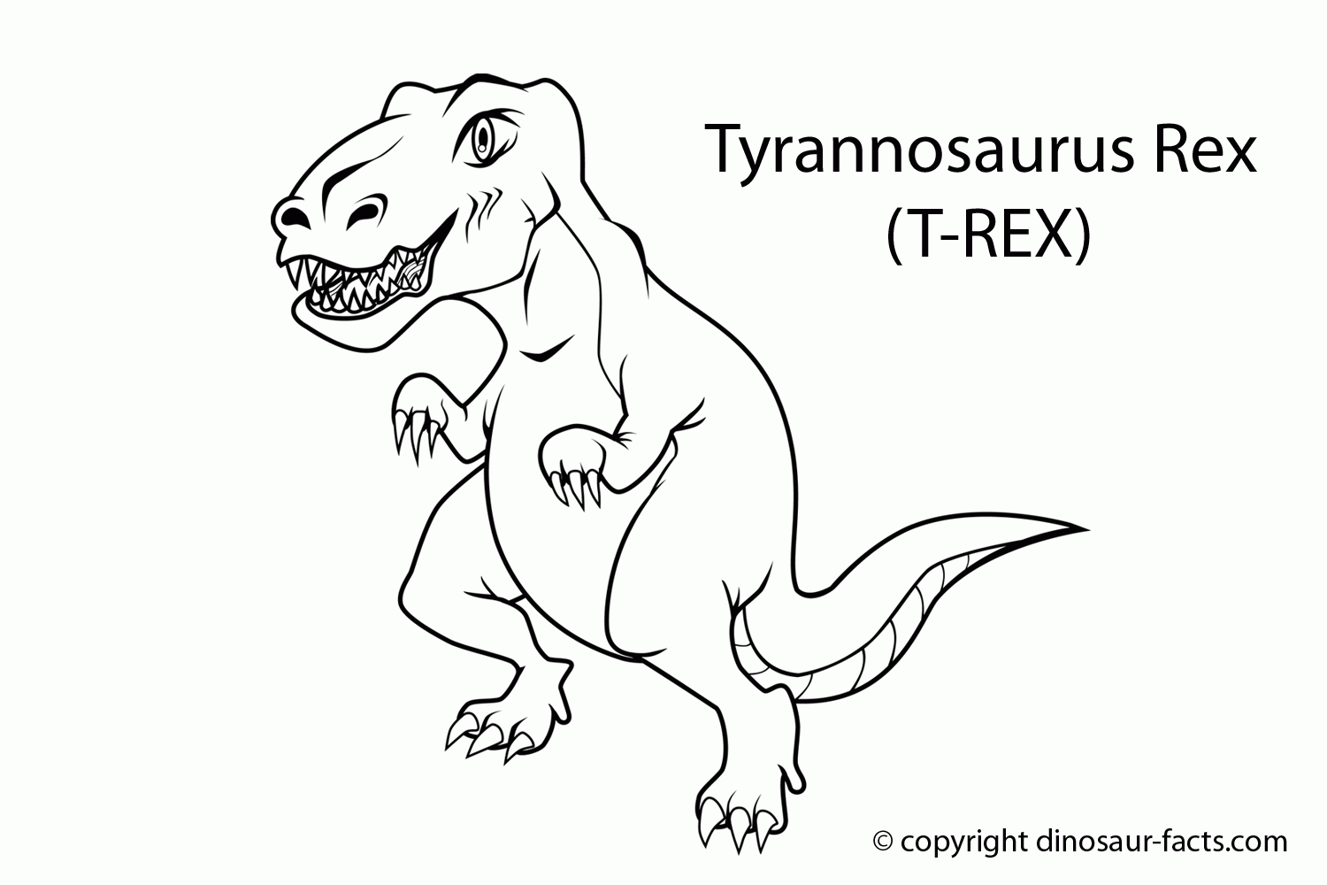 animal printable dinosaurs coloring pages with names