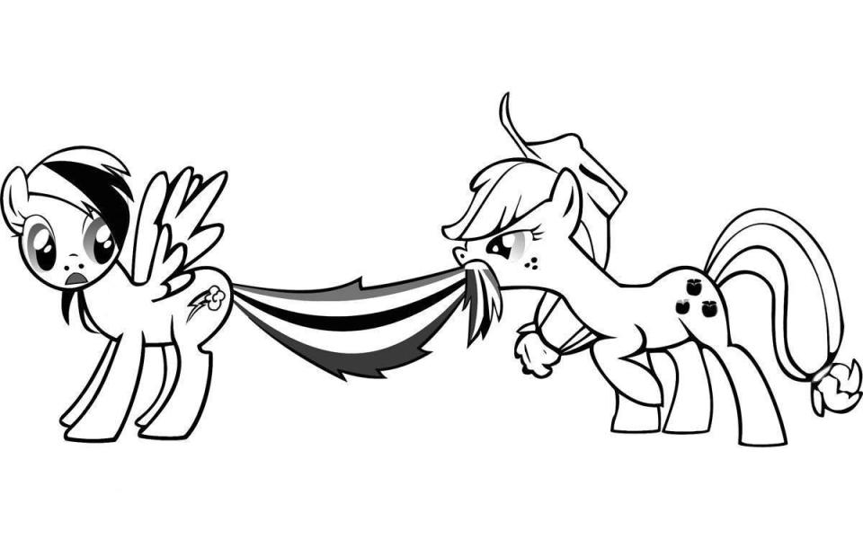 My Little Pony Fluttershy - Coloring Pages for Kids and for Adults