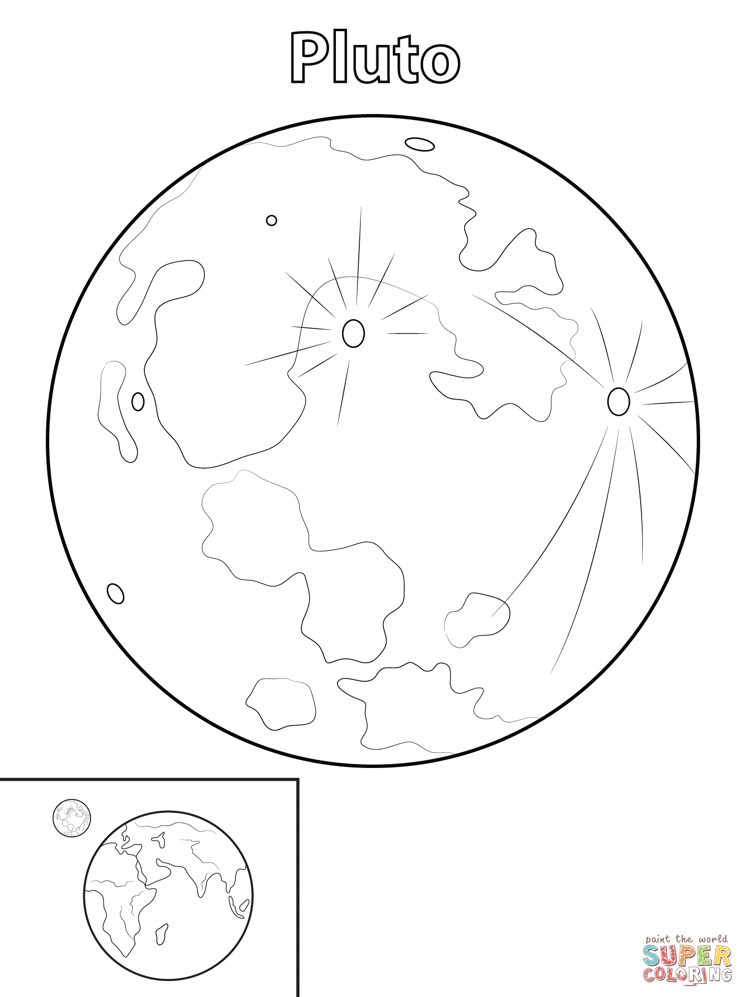 Pluto Planet Coloring Page   Free Printable Coloring Pages ...