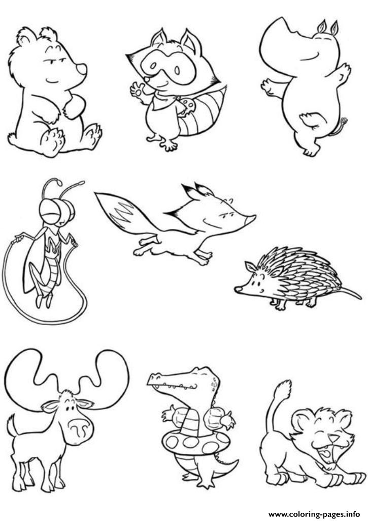 Print free s of animals baby zooa79d Coloring pages