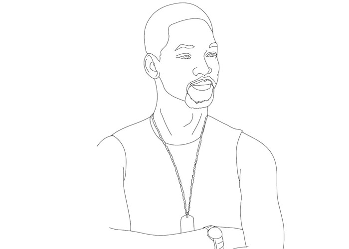 Will Smith coloring pages - Coloring pages