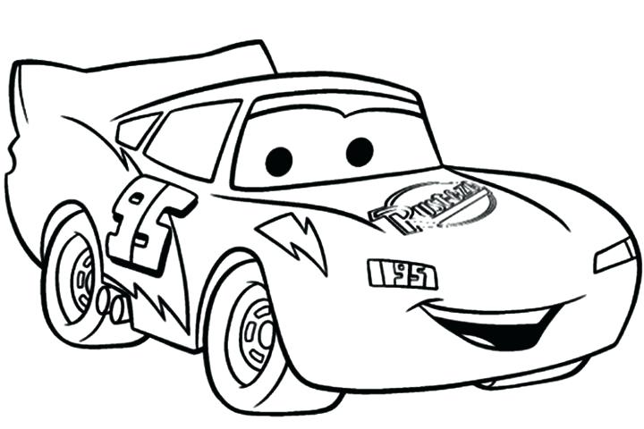 Lightning McQueen Coloring Page - Free Printable Coloring Pages for Kids
