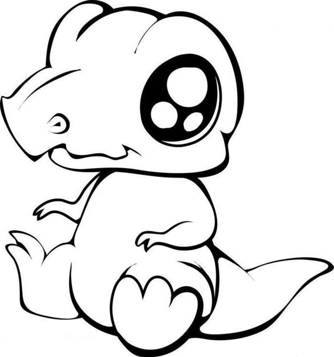 Cute Baby Animal Coloring Pages Dragoart Cute Animal Coloring ...