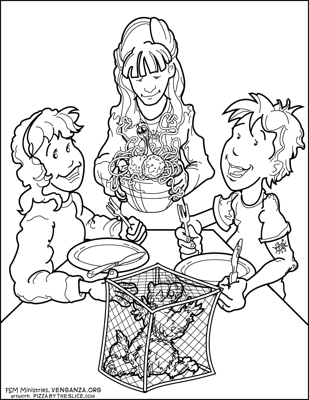 Sharing Coloring Pages For Kids