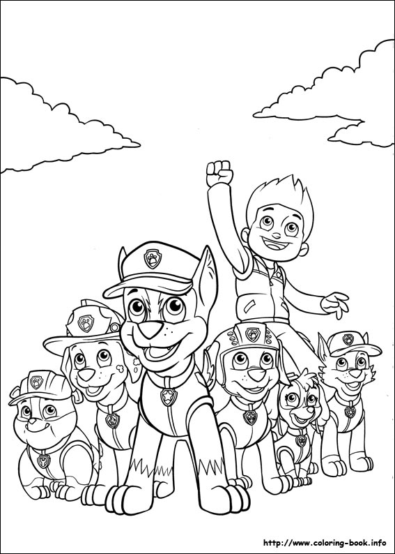 Paw Patrol Coloring Pages Coloring Home