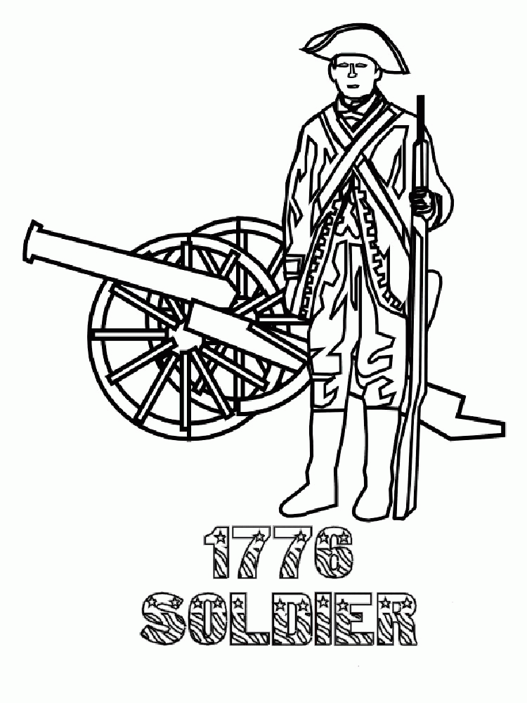 American Revolutionary War coloring pages. Download and print ...