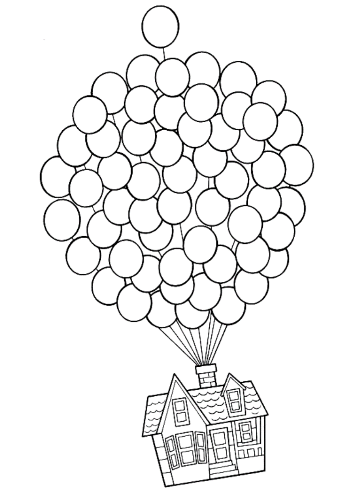 Cat On A House At Night Coloring Pages - Animal Coloring Pages on 