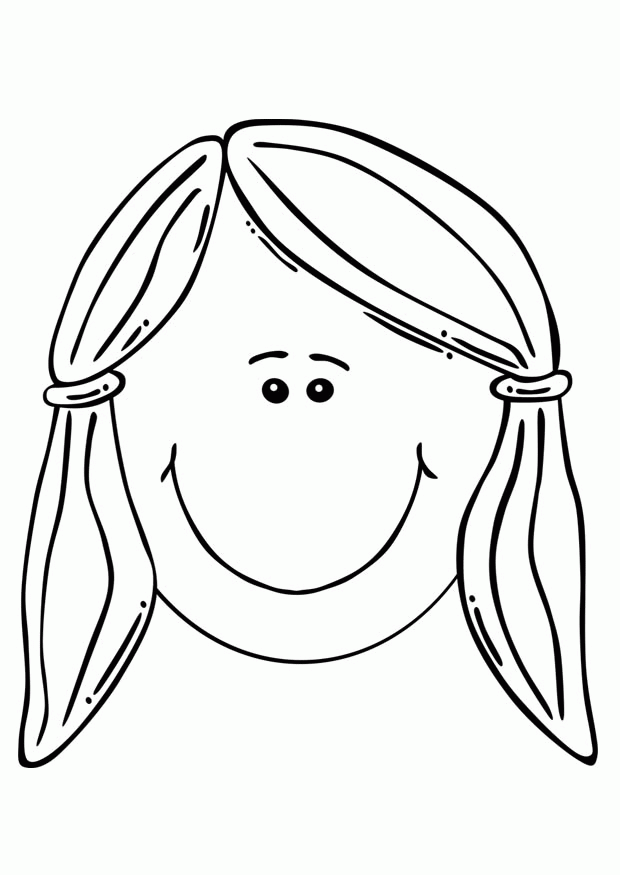 face of girl Colouring Pages (page 3)