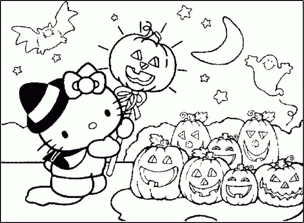 hello kitty halloween coloring pagescoloring pages online hello 
