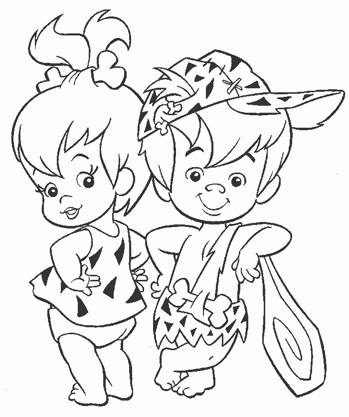 the the flintstones Colouring Pages