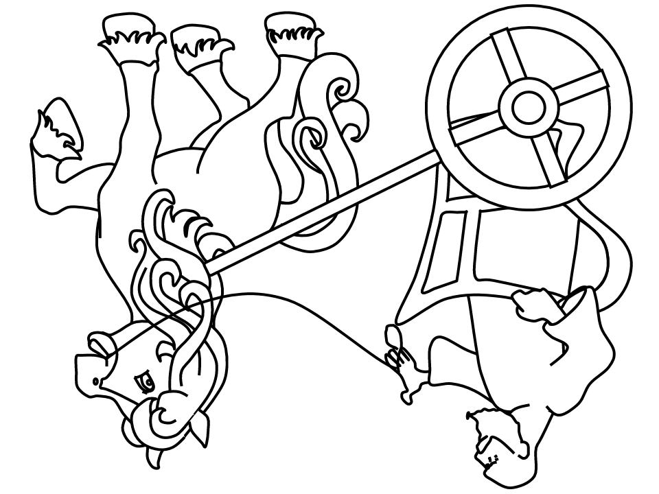 Printable Chariot Egypt Coloring Page | Coloring Pages 4 Free
