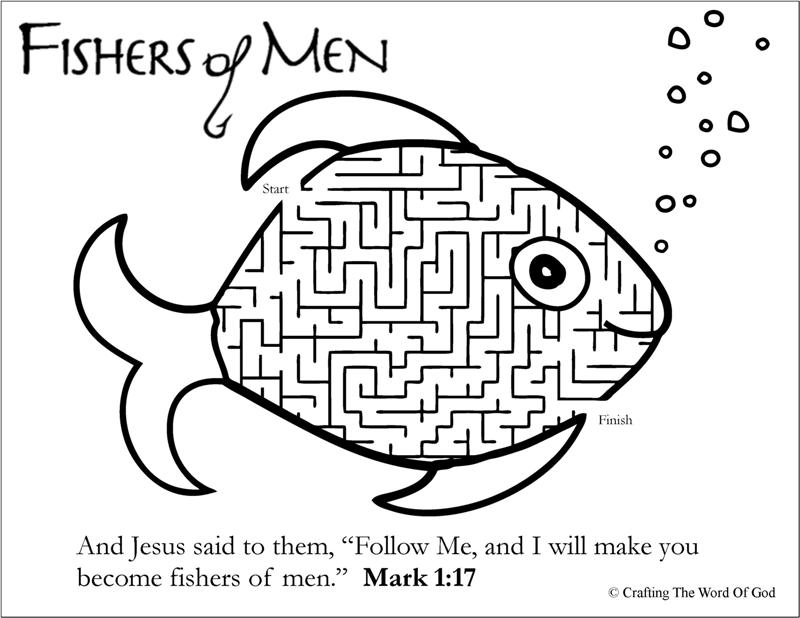 Fishers Of Men Puzzle- Activity Sheet « Crafting The Word Of God