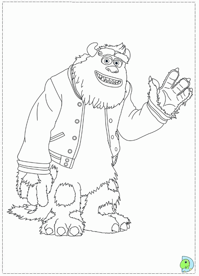 Monsters University Coloring page
