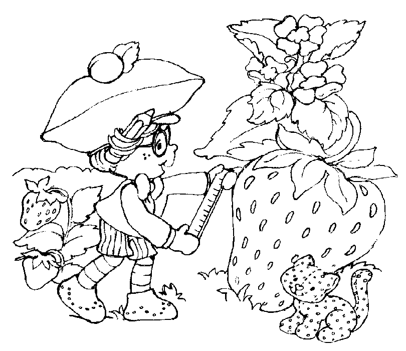 Coloring Pages Of Strawberry Shortcake | Strawberry Shortcake 