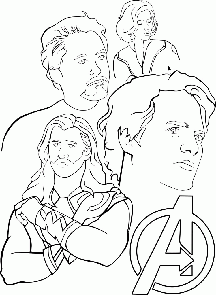 Avengers Coloring Pages for Kids- Printable Coloring Sheets