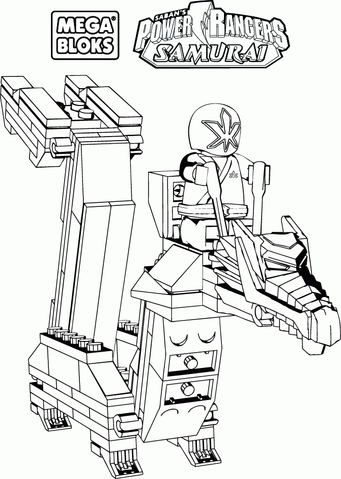 Megazord Coloring Pages - Coloring Home
