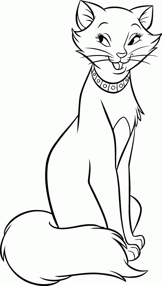 Coloring Pages For Kids The Aristocats Coloring Pages Printable 