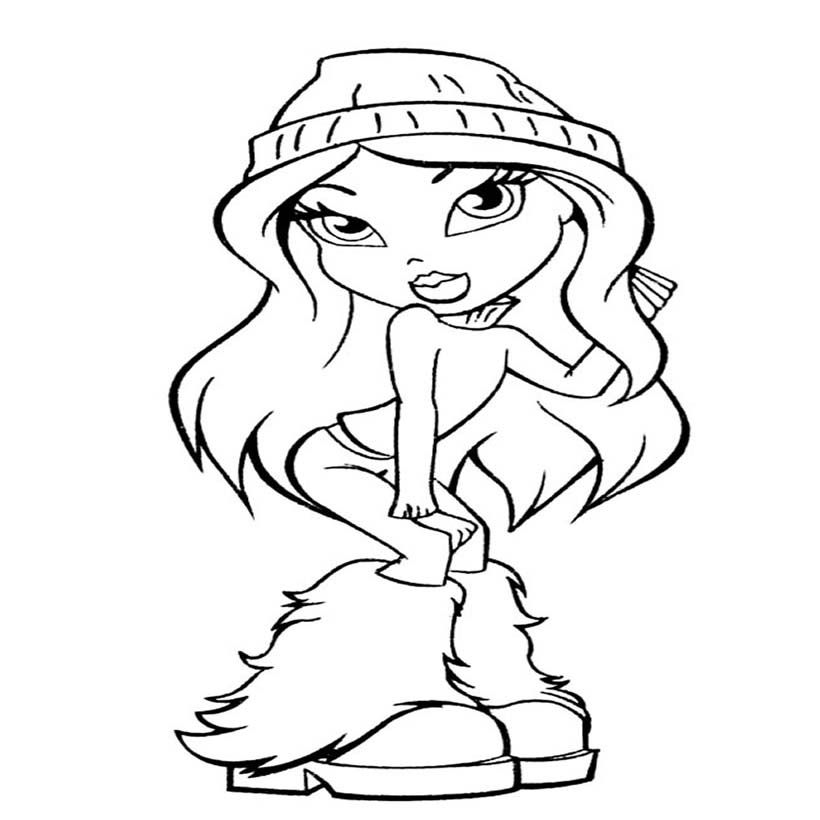 Bratz Coloring Pages Online | download free printable coloring pages