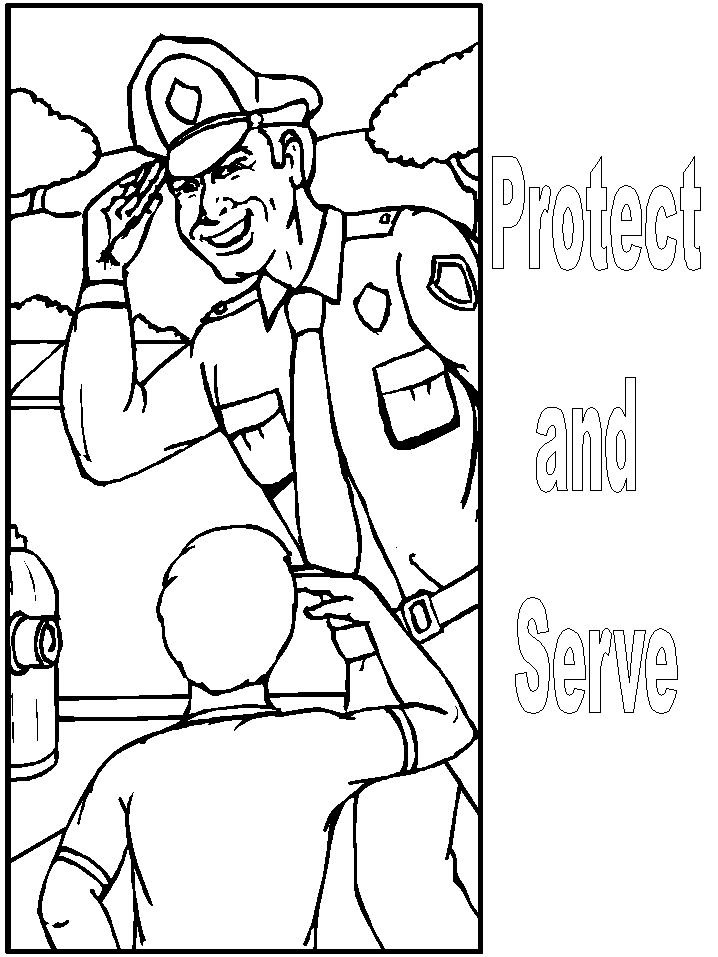 police4.png - police Coloring Pages - ColoringBookFun.com - Free 