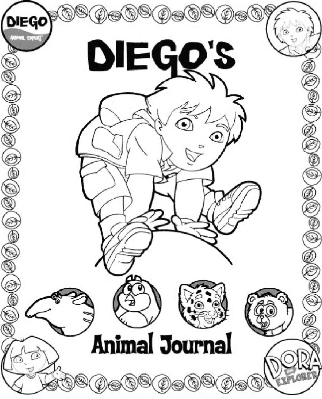 egoGo Diego Go Colouring Pages