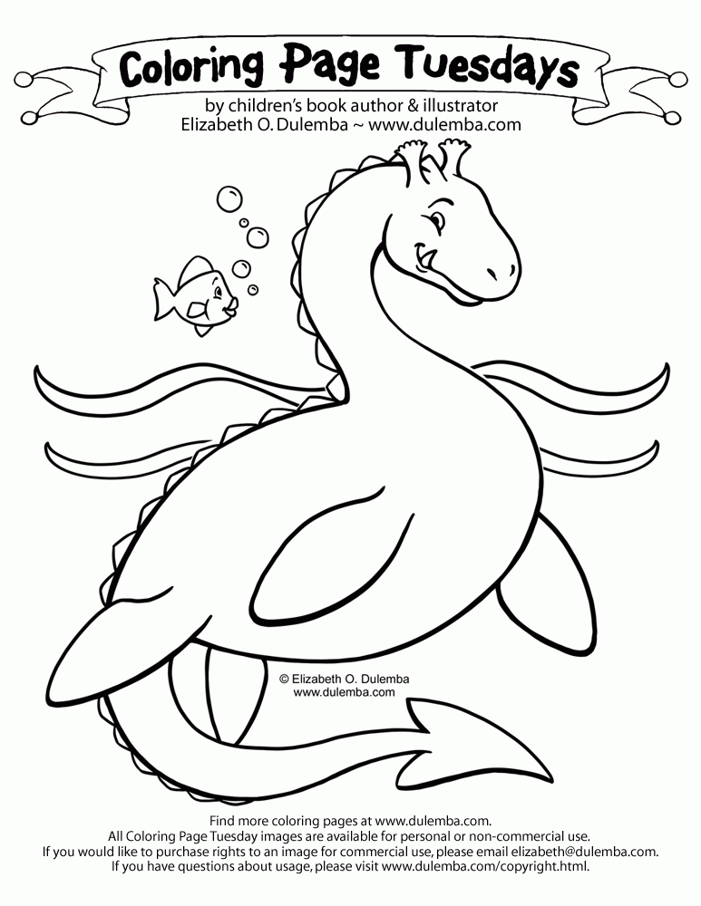 Sea Monsters Coloring Pages : Coloring Book Area Best Source for 