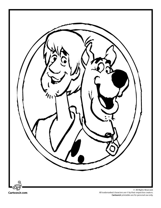 great site with tons of coloring pages! | Scooby Doo Party