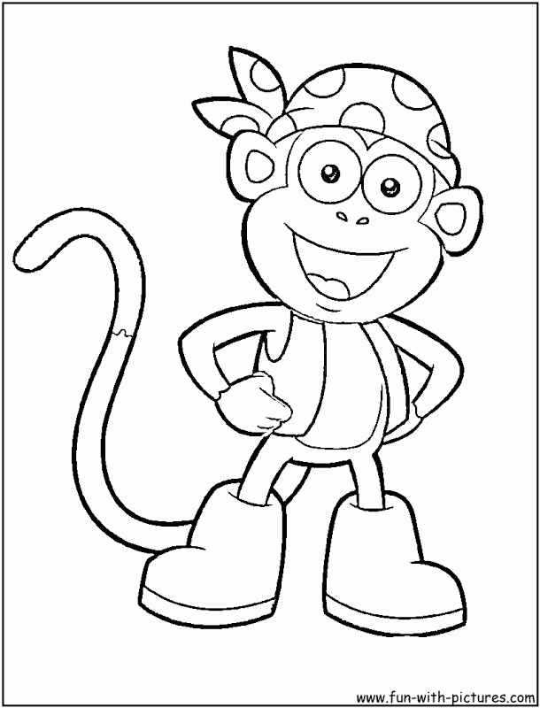 Halloween Cartoon Character Coloring Pages