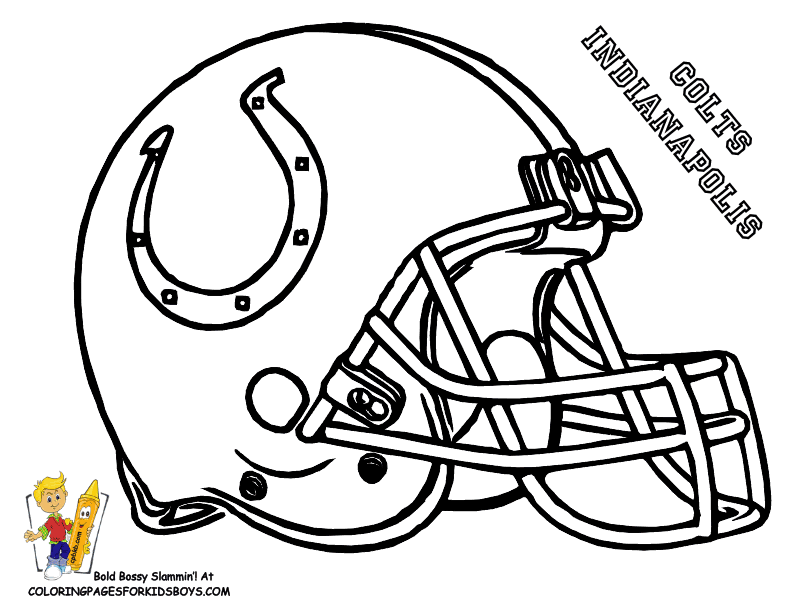 Coloring Pages For Boys Football Teams Images & Pictures - Becuo