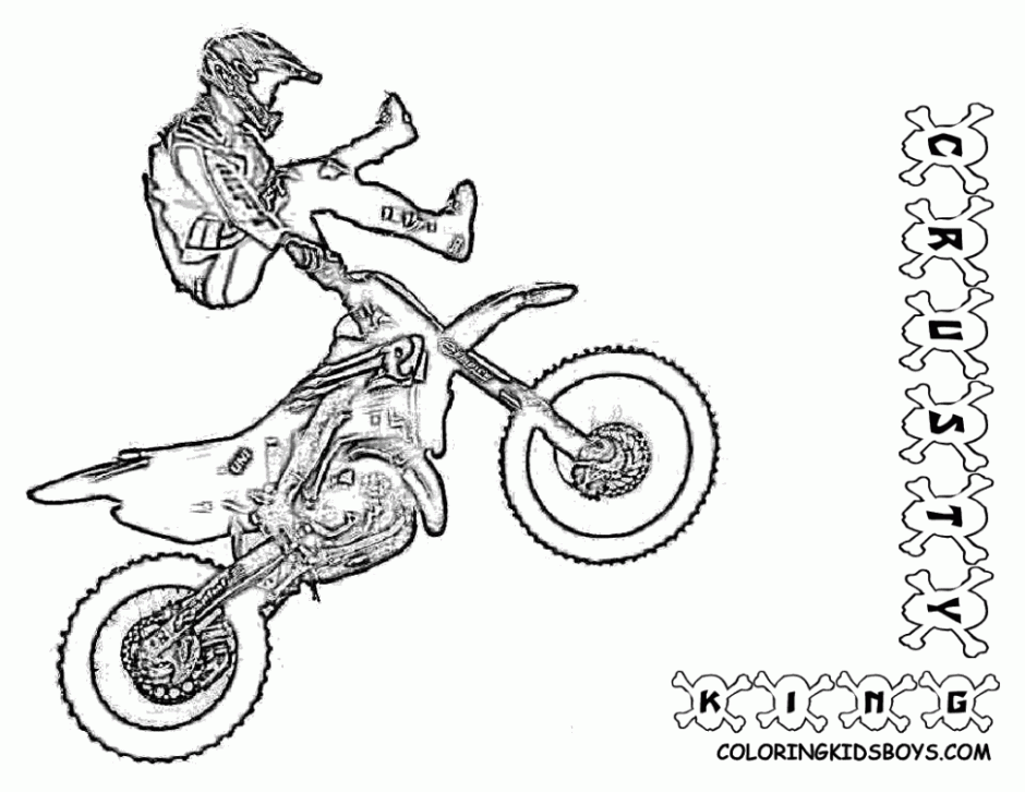 Dirt Bike Coloring Pages For Kids 5501 Pics To Color 252379 Dirt 