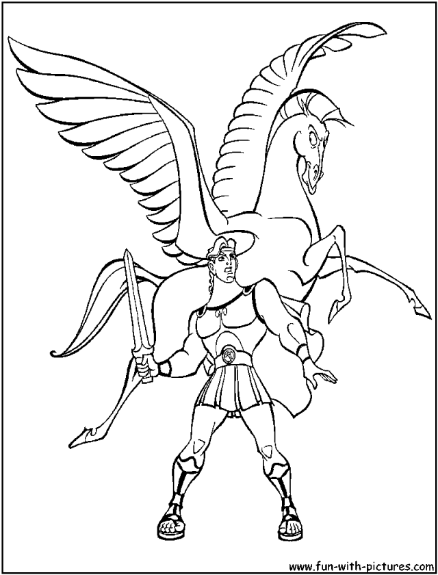 Disney Hercules Coloring Pages Disney Coloring Pages 184639 