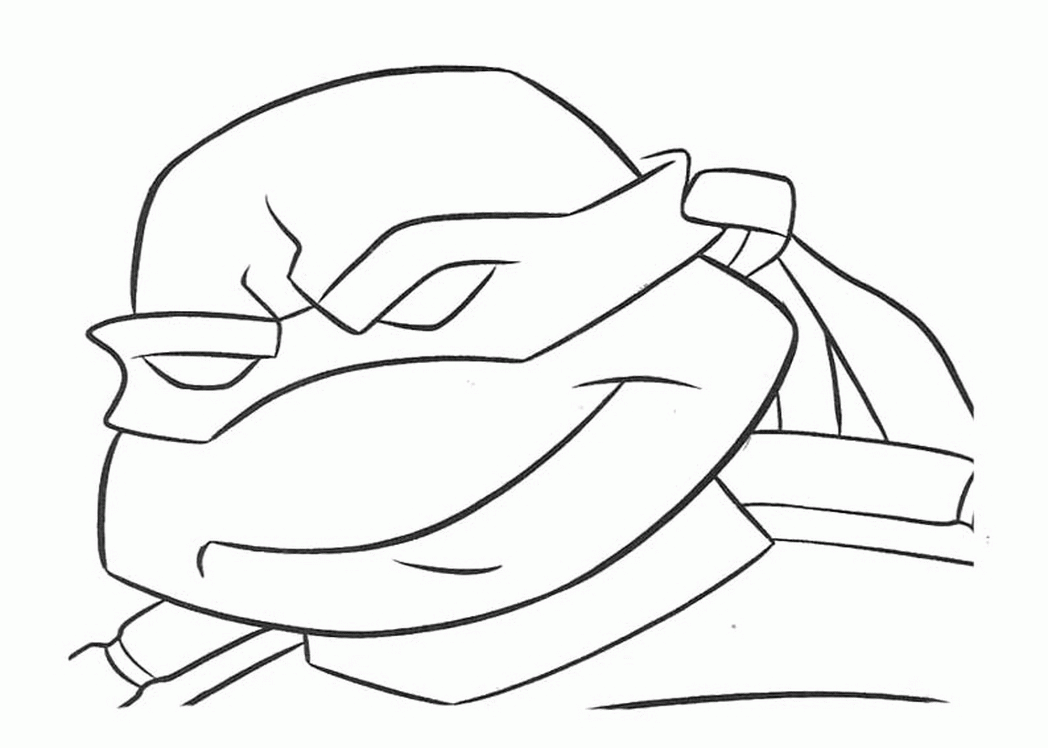 Cartoon Coloring Ninja Turtle Coloring Pages For Kids All Four 