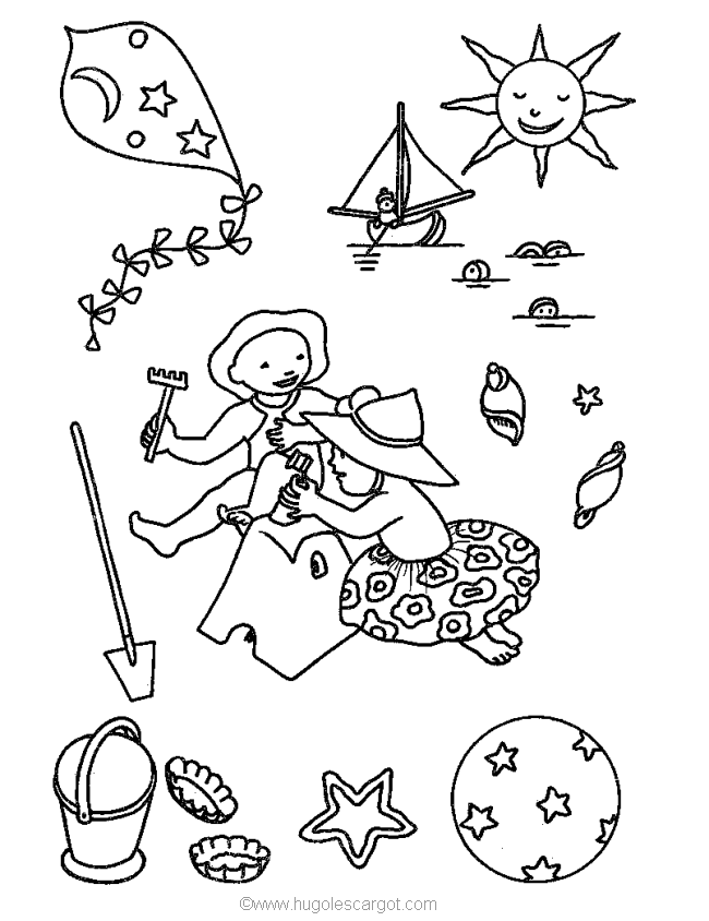 Coloring Page - Summer holiday coloring pages 38