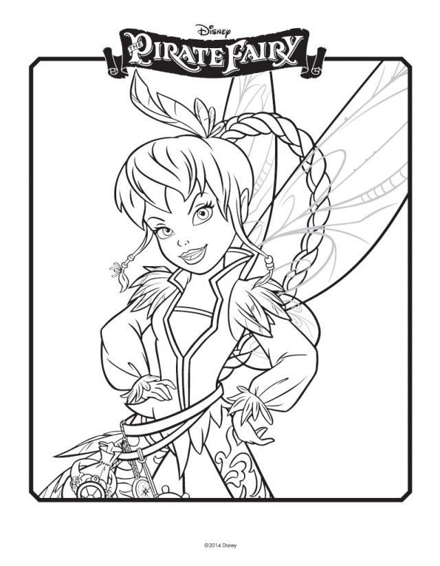 Free Tinker Bell And The Pirate Fairy Activity Sheets Art Craft 