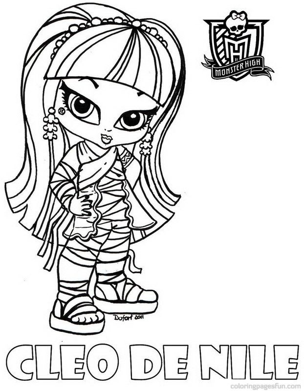 Monster High Coloring Pages - Cleo de Nile Monster high - Coloring 