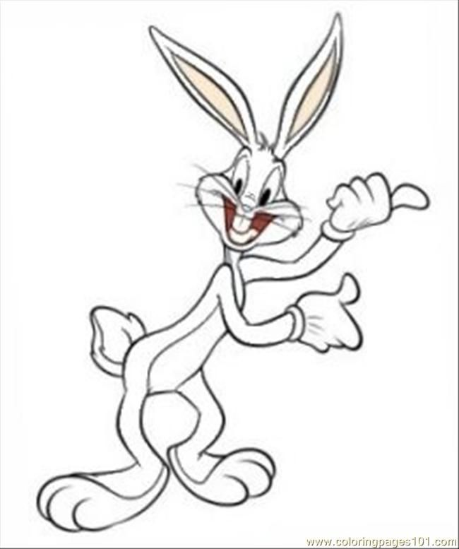 Coloring Pages Bugs Bunny (Cartoons > Others) - free printable 