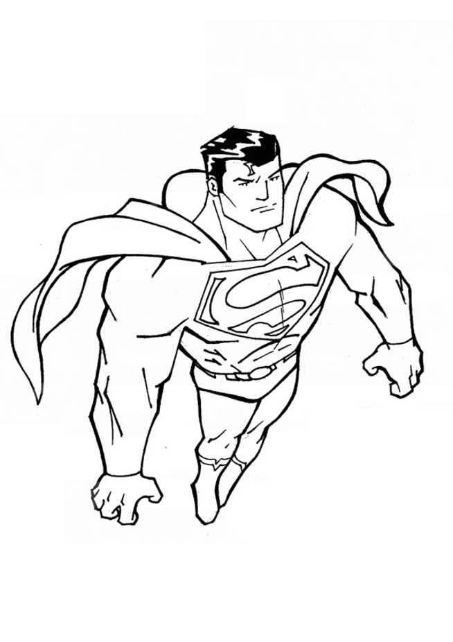 printable Superman Coloring Pages for kids | Great Coloring Pages