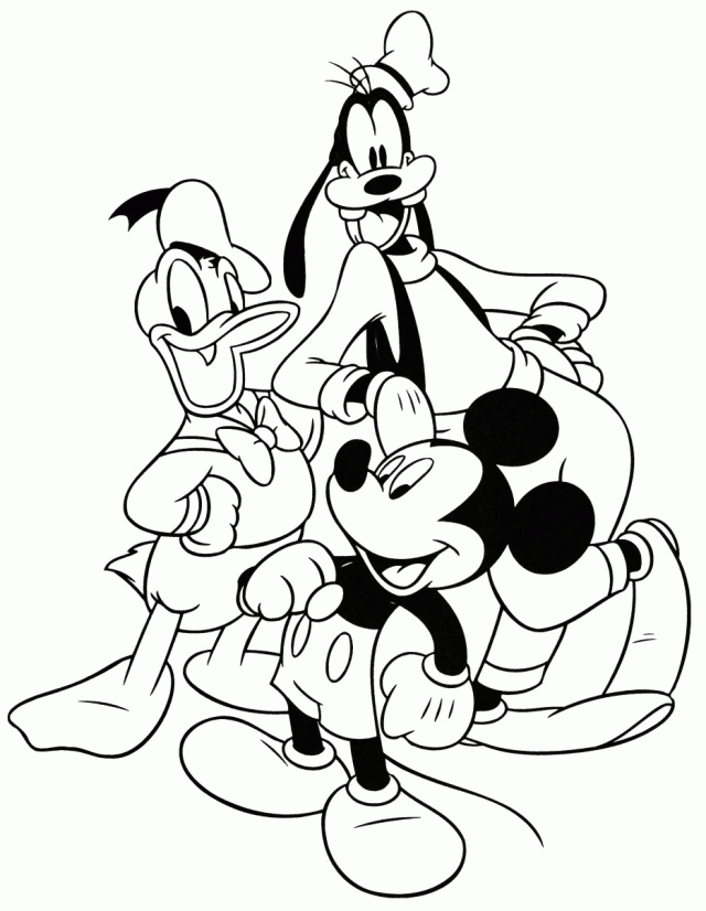 Printable Mickey Mouse Coloring Pages Free Printable Mickey 156405 