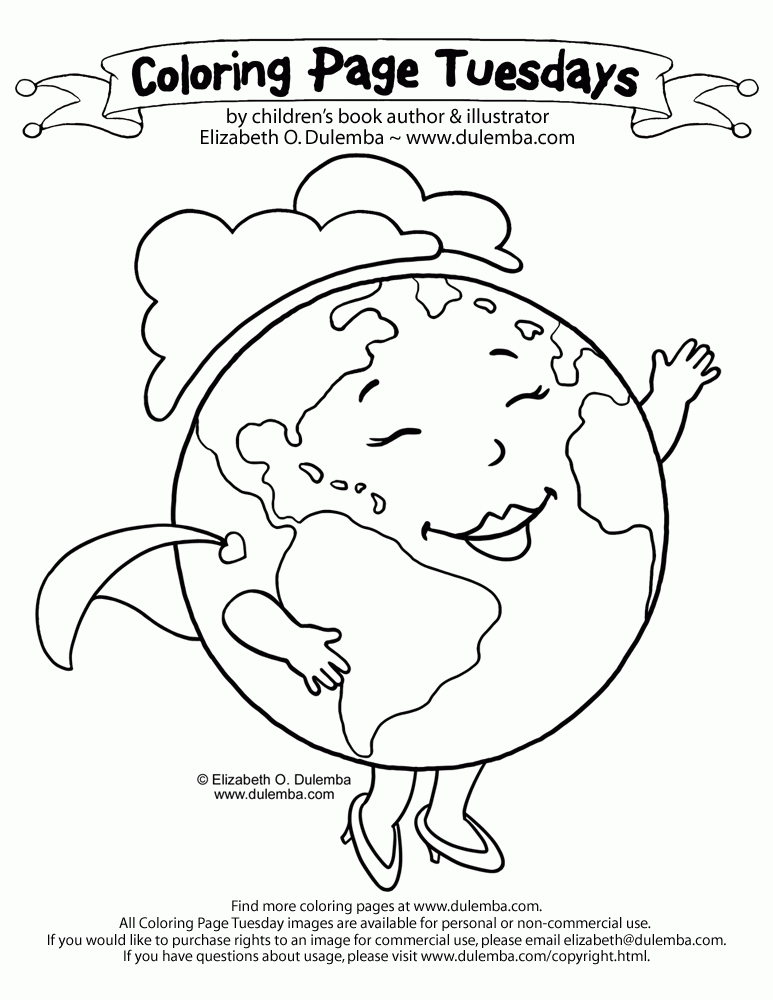 dulemba: Coloring Page Tuesday! - Earth Mother 2011