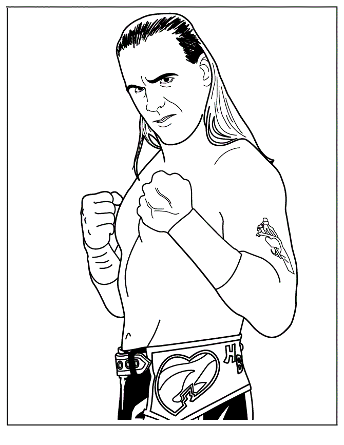  Wrestling Coloring Pages To Print for Adult