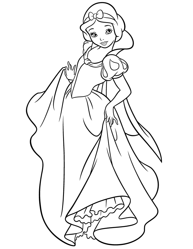 Disney Snow White Coloring Pages - Coloring Home