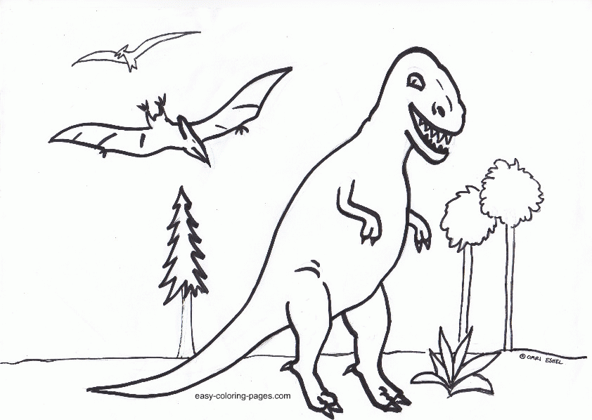 Dinosaur Coloring Pages - Free Coloring Pages For KidsFree 