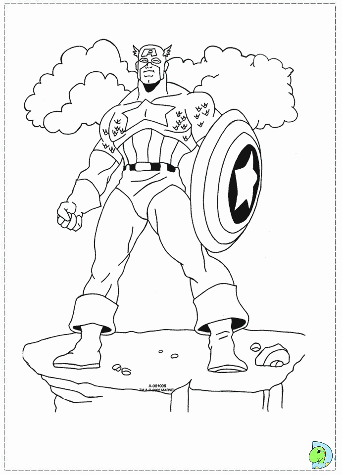 Shield Coloring Pages