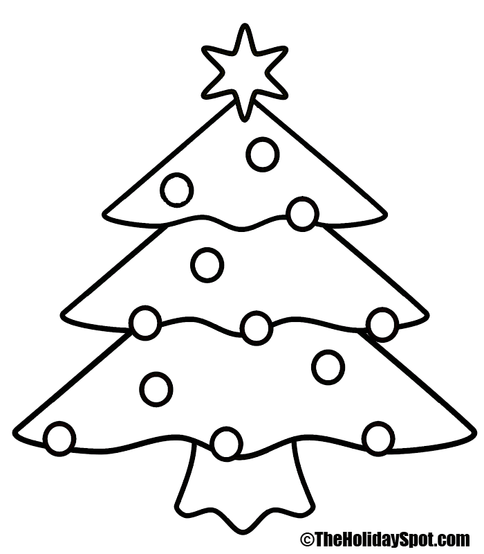 coloring book christmas tree  coloring home