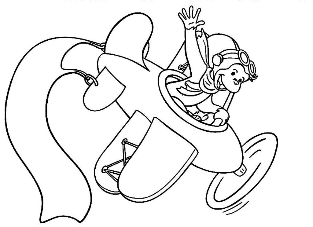 Printable Curious George Coloring Pages For Kids - Free Printable 