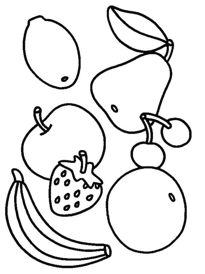 Food Coloring Pages | Coloring Lab