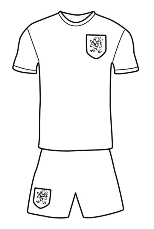 Football Uniform Colouring Page for Fans | Football uniform, Sports coloring  pages, Football coloring pages