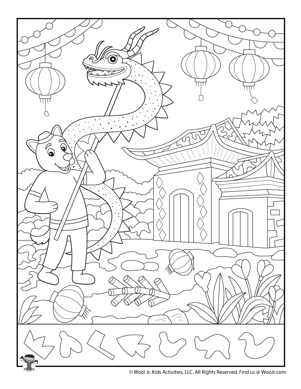 Year of the Dog Hidden Objects Printable | Woo! Jr. Kids Activities :  Children's Publishing
