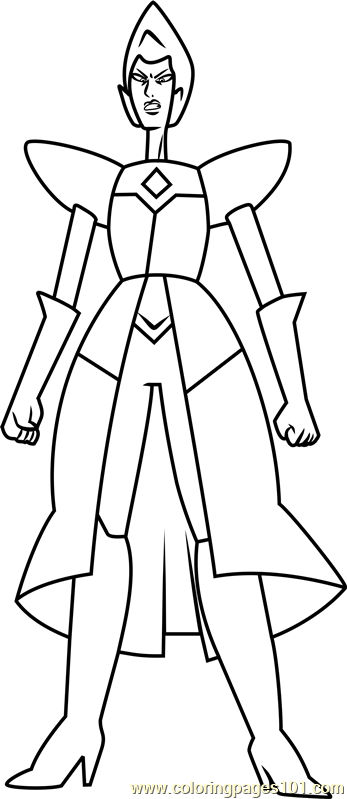 Yellow Diamond Full Body Steven Universe Coloring Page for Kids - Free  Steven Universe Printable Coloring Pages Online for Kids -  ColoringPages101.com | Coloring Pages for Kids